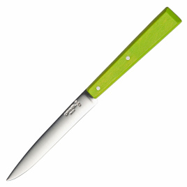 Нож кухонный универсальный Opinel 125 Tradition Inox 001586, 110 мм, зеленый