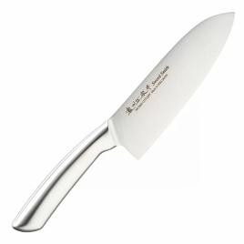 Нож кухонный сантоку Satake All Stainless 801-348, 170 мм, сталь