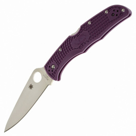 Нож складной Spyderco Endura 4 Lightweight 10FPPR, 96 мм, фиолетовый