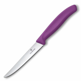 Нож кухонный для стейка Victorinox 6.7235.C1, 110 мм, фиолетовый