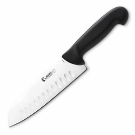 Нож кухонный сантоку JERO Professional 4818P3, 180 мм,  черный