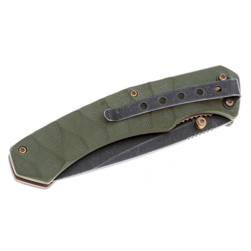Нож складной Boker Iguanodon 01SC072, 80 мм, зеленый фото 4