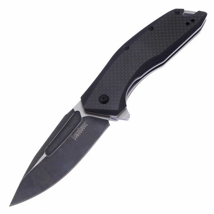 Нож складной Kershaw Flourish  3935, 89 мм, чёрный фото 1