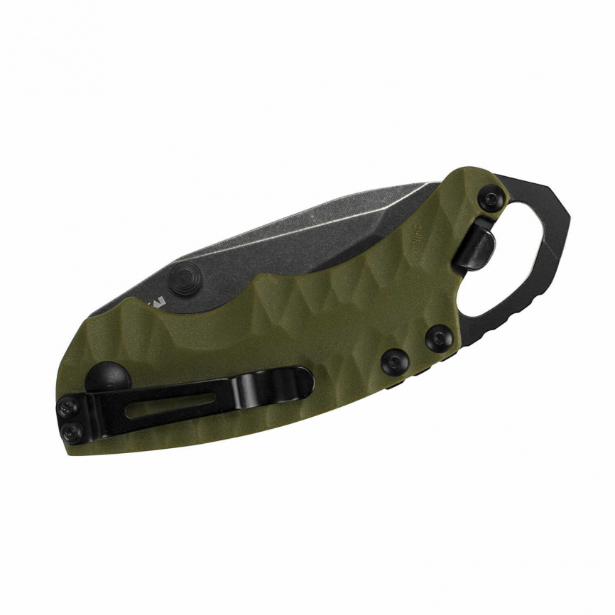 Нож складной Kershaw Shuffle II 8750TOLBW, 66 мм, зелёный фото 2
