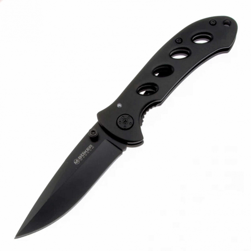 Нож складной Boker Shadow 01MB428, 83 мм, черный фото 1