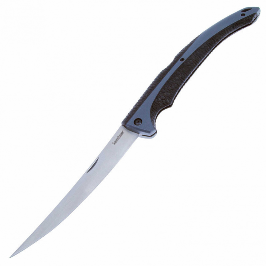 Нож складной филейный Kershaw Folding Fishing Fillet 1258, 159 мм, черный фото 1