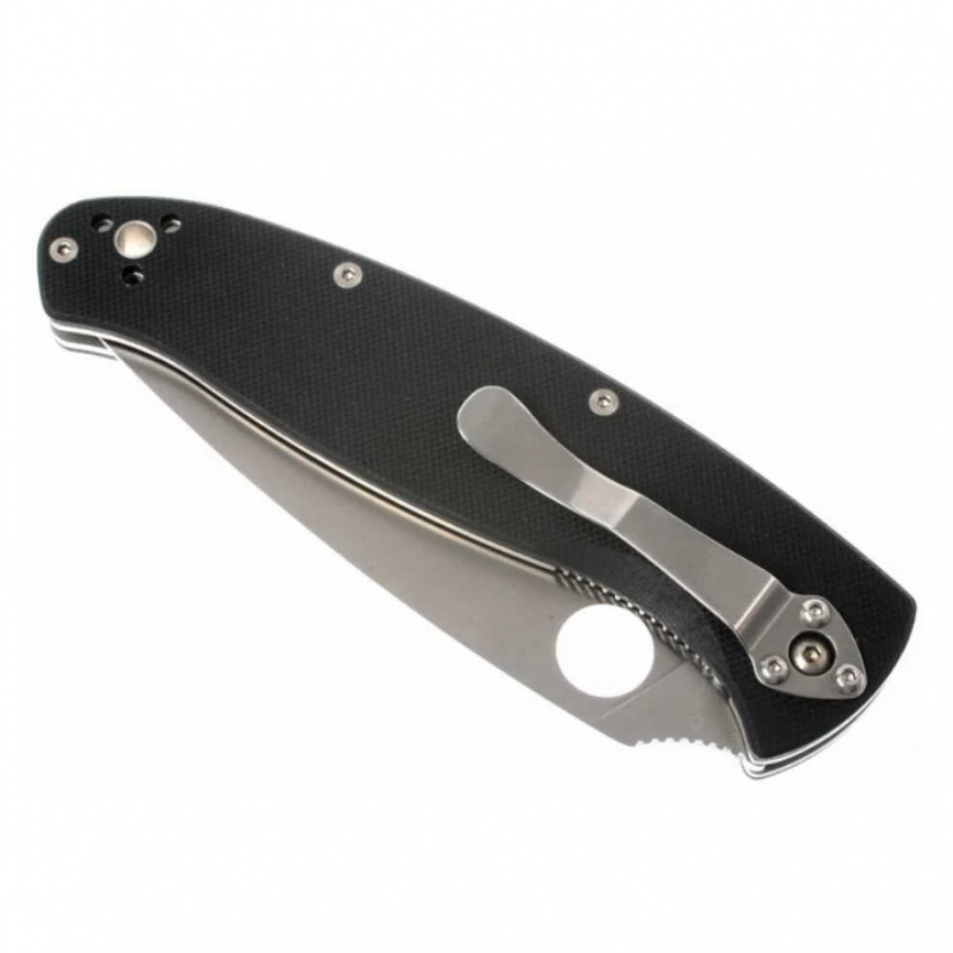 Нож складной  Spyderco Resilience 142GP, 108 мм, чёрный фото 3