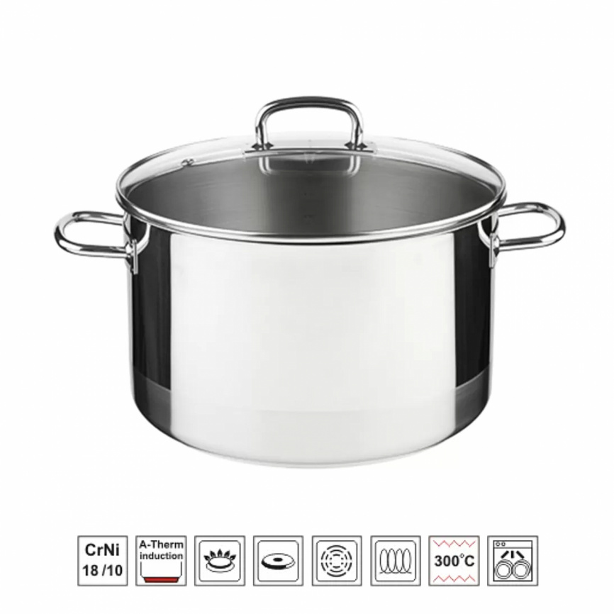 Кастрюля Kolimax Professional 160065, 26 см, 8 л, стальной фото 1