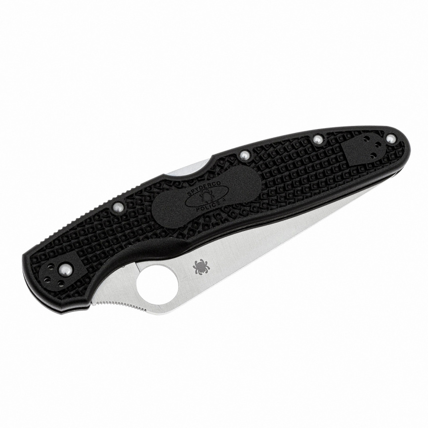 Нож складной Spyderco Police 4 Lightweight Black 07PBK4, 111 мм, черный фото 4