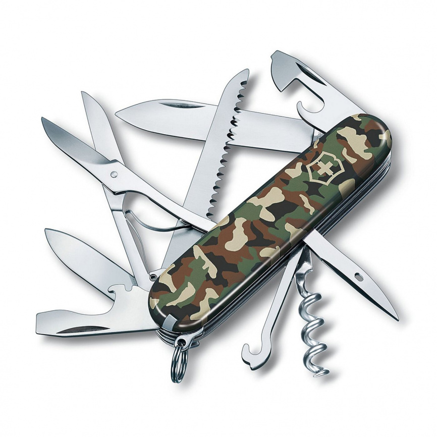 Нож складной Victorinox Huntsman Comouflage 1.3713.94, 70 мм, камуфляж фото 1