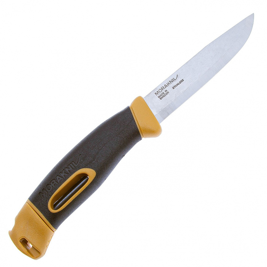 Нож разделочный Morakniv Companion Spark Yellow 13573, 100 мм, желтый фото 2