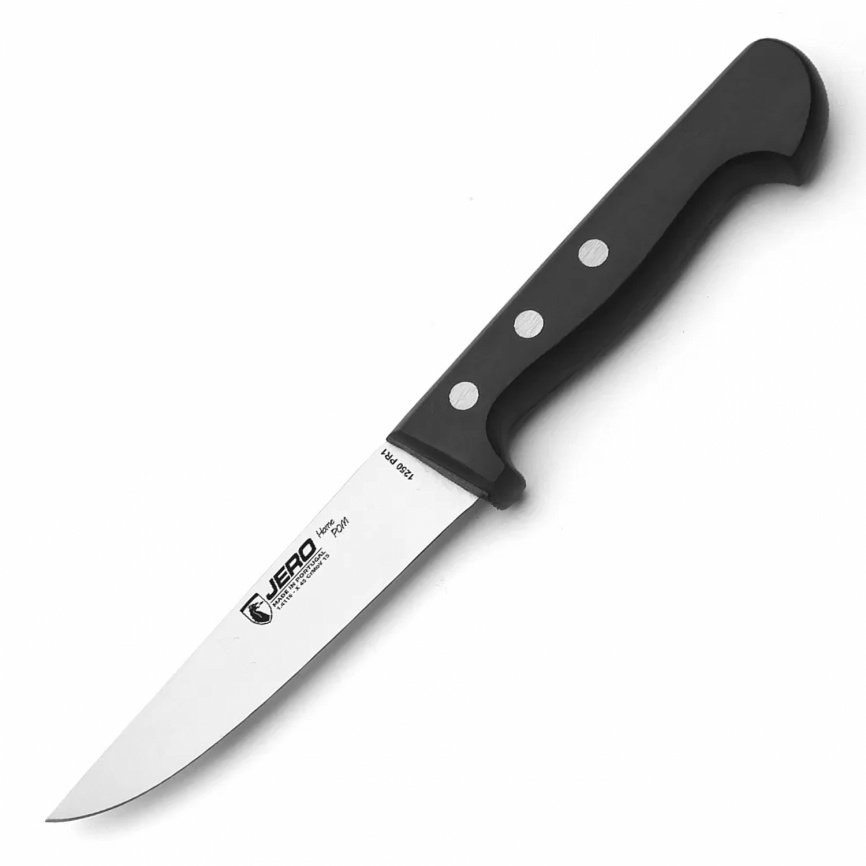 Нож кухонный универсальный JERO Professional 1250PR, 130 мм, черный фото 1