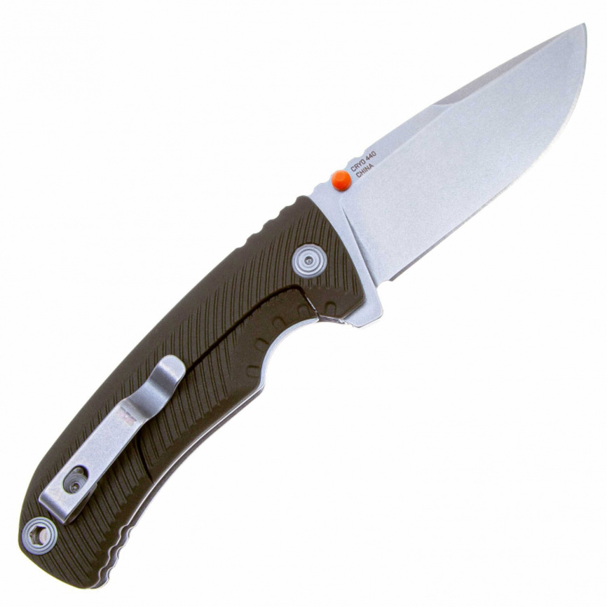 Нож складной SOG Tellus FLK Olive Drab 14-06-01-43, 93 мм, зеленый фото 3