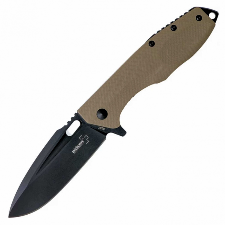 Нож складной Boker Caracal Folder 01BO759, 87 мм, серый фото 1