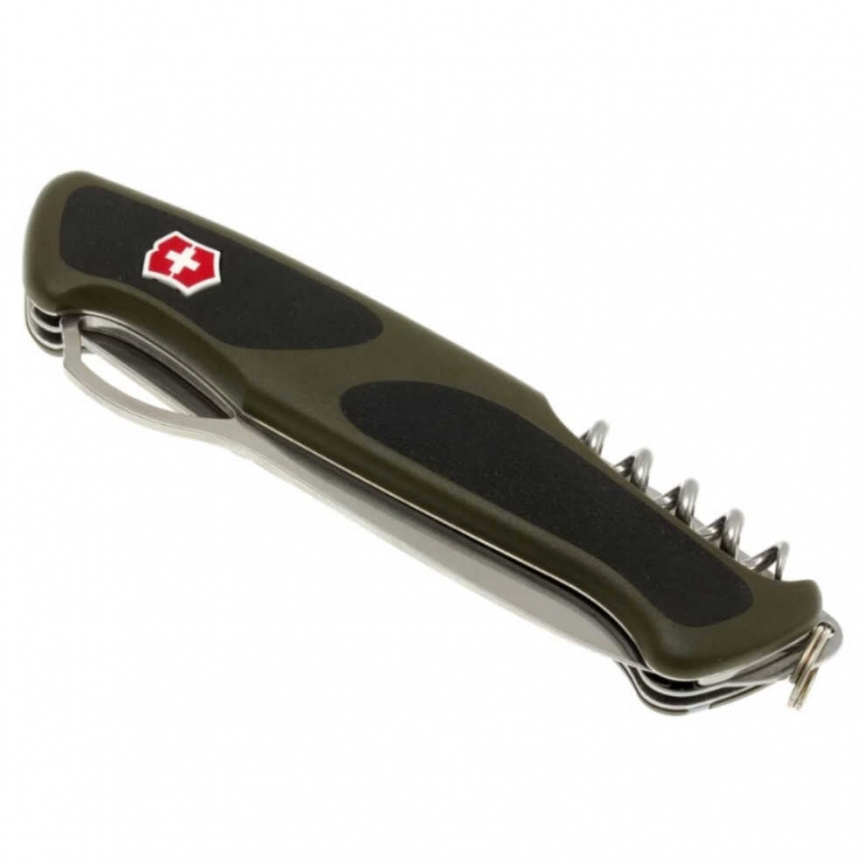 Нож складной Victorinox Rangergrip 61 0.9553.MC4, 97 мм, зеленый фото 4