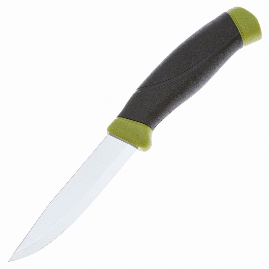 Нож разделочный Morakniv Companion Olive Green 14068, 100 мм, зеленый фото 1