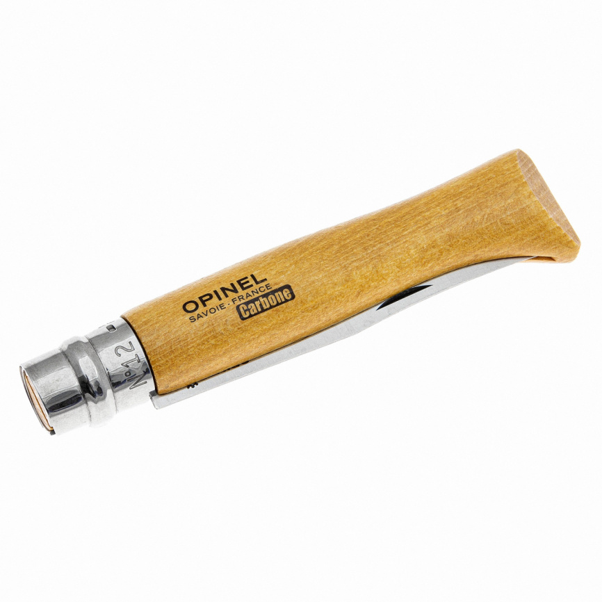 Нож складной Opinel 12 Tradition Carbone 113120, 120 мм, бук фото 4