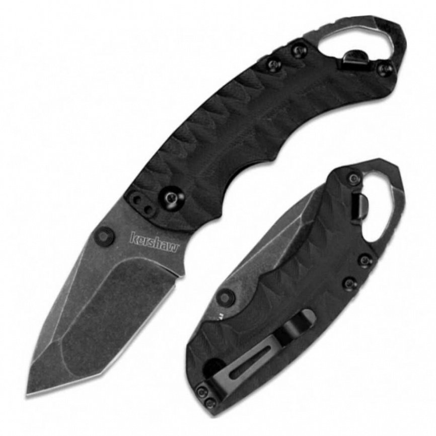 Нож складной Kershaw Shuffle II 8750TBLKBW, 66 мм, чёрный фото 5