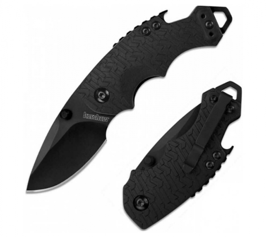 Нож складной Kershaw Shuffle 8700BLK, 60 мм, чёрный фото 5