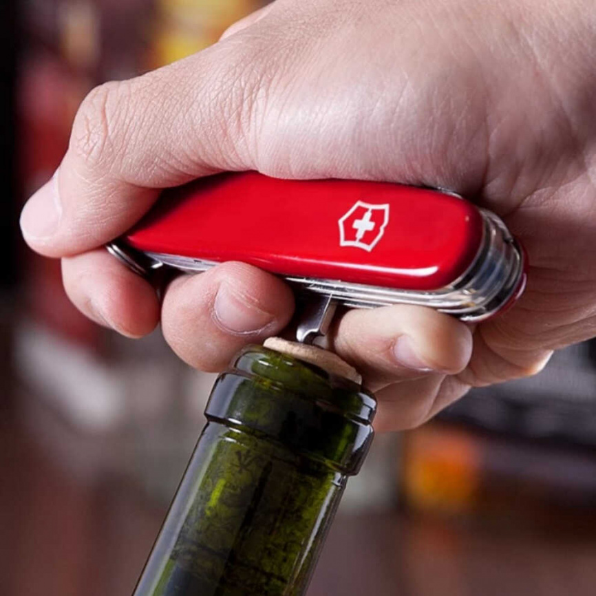 Нож складной Victorinox Trailmaster 0.8463, 90 мм, красный фото 4