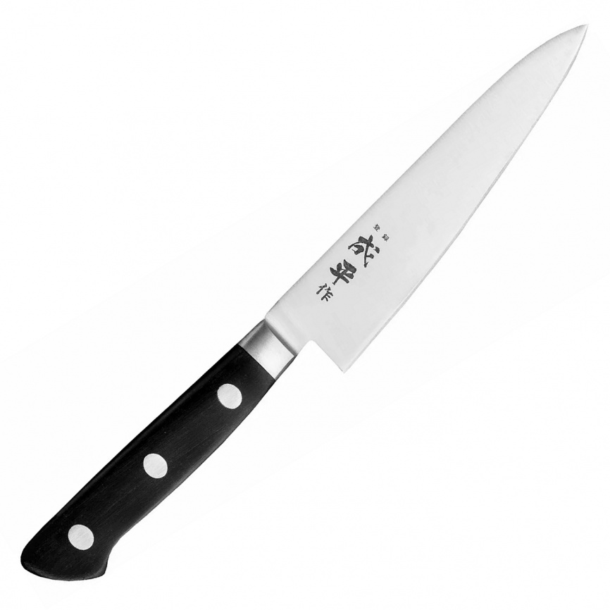 Нож кухонный универсальный Fuji Cutlery FC-41, 145 мм,  черный фото 1