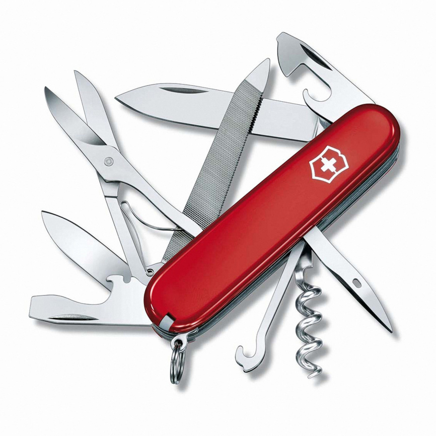 Нож складной Victorinox Mountaineer 91 1.3743, 68 мм, красный фото 1