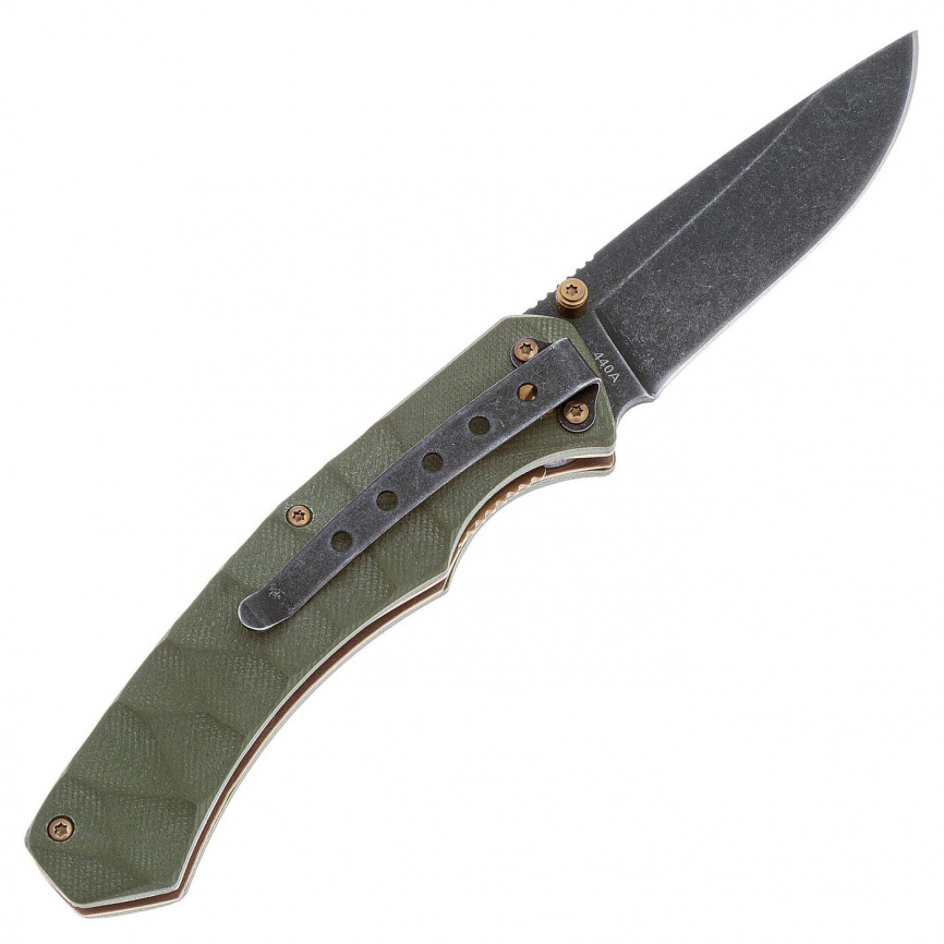 Нож складной Boker Iguanodon 01SC072, 80 мм, зеленый фото 2
