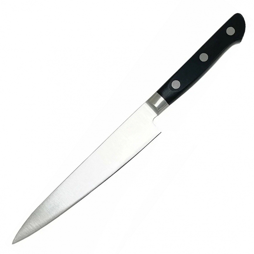 Нож кухонный универсальный Fuji Cutlery FC-41, 145 мм,  черный фото 2