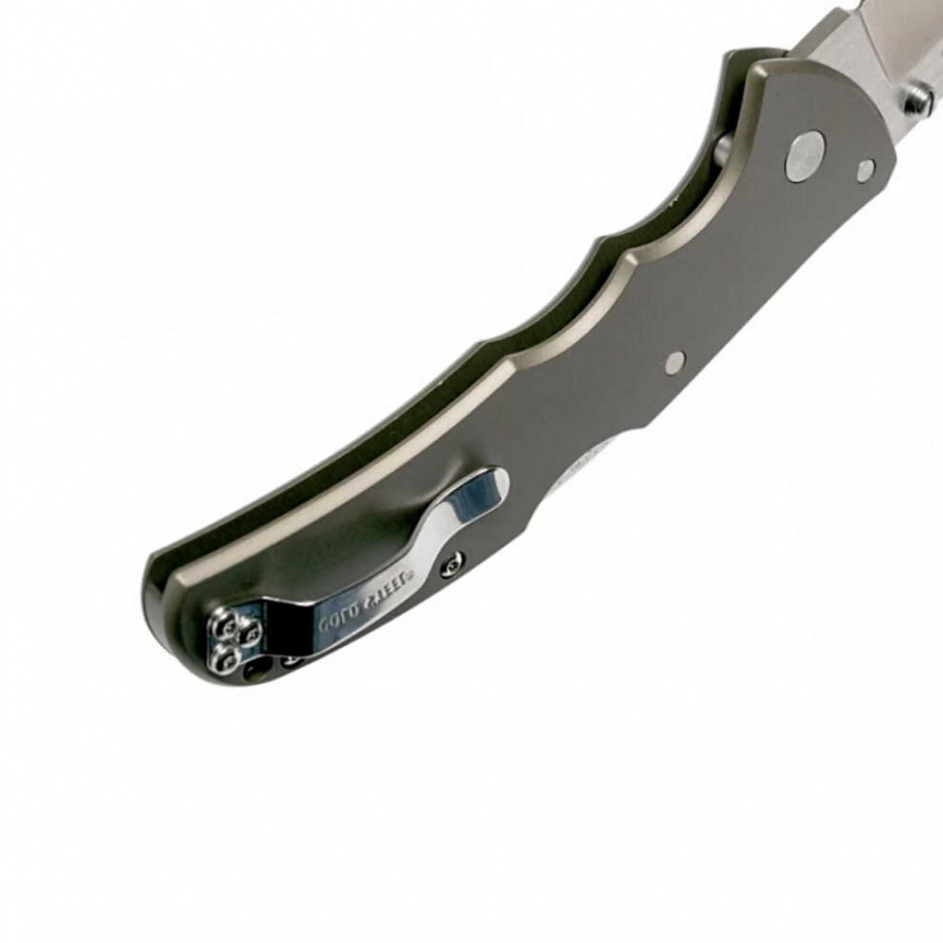 Нож складной Cold Steel Code-4 Tanto Plain 58PT, 89 мм, алюминий фото 4