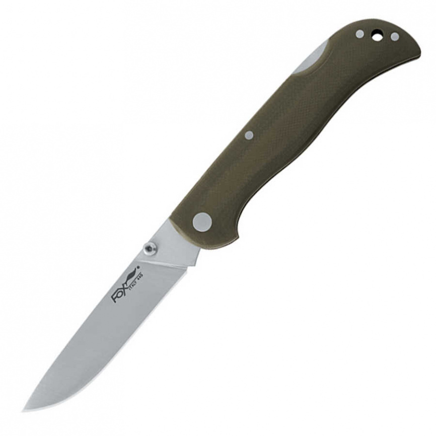 Нож складной FOX Meskwaki Tracker F500 G, 89 мм, зеленый фото 1
