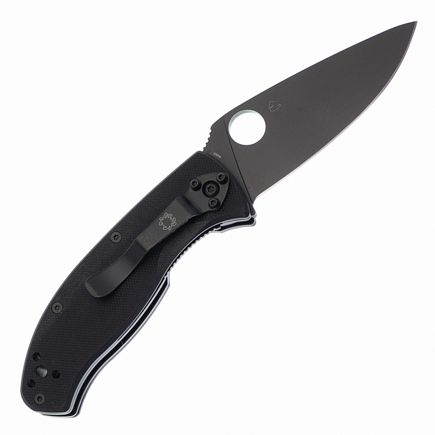 Нож складной Spyderco Tenacious Lightweight 122PBBK, 86 мм, черный фото 2