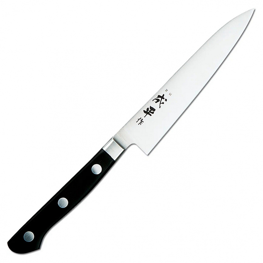 Нож кухонный универсальный Fuji Cutlery FC-40, 125 мм,  черный фото 1